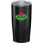 Adrian Geometric Vacuum Tumbler, 20 oz - Black - Front