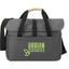 Aft Laptop Messenger Bag in Recycled Polyester, 15 Inches Transfer - Charcoal - Front