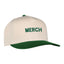 Ahead 1995 Two Tone Cotton Twill Cap Transfer - Cream/Kelly - View 1