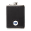 Ahead Leather Wrapped Flask, 8 oz Full Color - Black - View 1