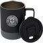 Alexander Vacuum Tumbler with Handle and Slider Lid, 14 oz Laser Engraving - Black - Detail