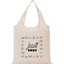 All-Purpose Cotton Canvas Shopping Tote, 5 oz Full Color - Natural - Front