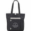 All-Purpose Tote with Bottle Pocket in Recycled PET Full Color - Black - Front
