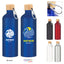 Aluminum Tundra Bike Bottle with Bamboo Lid, 25 oz - 25 Oz. Aluminum Tundra Bike Bottle With Bamboo Lid