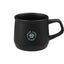 Angus Matte Ceramic Mug, 12 oz - Black - Front