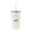 Arlo Classics Stainless Steel Straw Tumbler, 20 oz - White - View 1