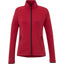 Asgard Eco Knit Full Zip Jacket for Women Laser Engraving - Team Red Heather - Front