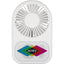 Audio Breeze Bluetooth Speaker and Desk Fan Full Color - White - Front