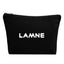 Aware Recycled Cotton Zip Pouch, 10 oz - Black - Silk Screen