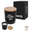 AWS Soy Candle in Bamboo - AWS Bamboo Soy Candle