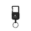 Badge Reel Keychain and Carabiner - Black - Laser Engraving