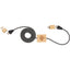 Bamboo 5-in-1 Laptop Charging Cable, 100W Laser Engraving - Natural - Front
