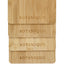 Bamboo Cutting Board with Handle, 14.5 x 5.7 Inches Laser Engraving - Natural - Front