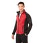 Banff Hybrid Quilted Puffer Jacket for Men Laser Engraving - Team Red/Black - On Model