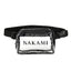 Belt Bag, Clear - Clear with Black - Silk Screen