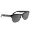 Bentley Sunglasses with Recycled Frames - Black with Black - Silk Screen