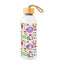 Blaire Recycled Aluminum Bottle with Bamboo Lid in Full Color, 25 oz - White - Megabrite
