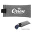 Brighton Pouch for Eyeglasses, Heathered - Gray with Black - Silk Screen