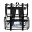 Buckle Backpack, Clear - Silk Screen