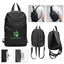 Caleb Convertible Backpack and Sling Bag in Recycled PET Embroidery - Caleb rPET Convertible Backpack And Sling Bag