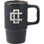 Camden Ceramic Mug with Slide Lid, 13 oz Laser Engraving - Black - Front