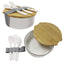 Campfire Circle Bento Lunch Box - White - Laser Engraving