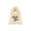 Canvas Drawstring Gift Bag, Medium - Natural - View 1