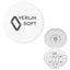 Charging Cord and Adapter Set in a Wireless Charging Case - White - Pad Print