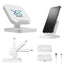 Charging Phone Stand in Recycled ABS, 15W - 15W rABS Charging Phone Stand