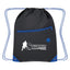 Color Pop Drawstring Bag, Recycled - Royal Blue - Silk Screen