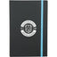 Color Pop Journal with Bright Page Edges, 5.5 x 8.5 Inches Debossing - Blue - Front