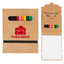 Colored Pencil Set with Paper, 12 Piece - 12-Piece Colored Pencil Set With Paper