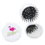 Compact with Brush and Mirror Full Color - White - Full Color