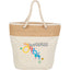 Cotton Canvas Rope Tote with Jute Accents, 12 oz - Natural - Front