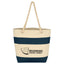 Cruising Cotton Canvas Tote with Rope Handles, 16 oz Embroidery - Silk Screen