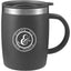 Dagon Wheat Straw Travel Mug with Steel Liner, 14 oz - Charcoal - Front
