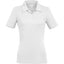 Dara Recycled Tech Polo for Women Debossing - White - Front