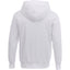 Dayton Crossover Neck Fleece Hoodie for Men Transfer - White - Back Flat