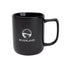 Delton Ceramic Mug, 12 oz - Black - Ceramic
