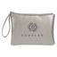 Divine Cosmetic Bag, Metallic - Silver - Silk Screen