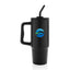 Embrace Recycled Stainless Steel Tumbler, 900 ml - Black - View 1