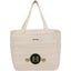 FEED Organic Cotton Lunch Cooler for 9 Cans Embroidery - Natural - Front