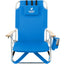 Five Position Beach Chair with Beech Armrests Transfer - Royal - Front