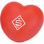 Foam Stress Reliever Shaped Like a Heart - RED - Front