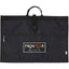 Folding Garment Bag in Recycled Ripstop Transfer - Black - Front