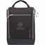 FootJoy Deluxe Golf Shoe Bag with Stow Divider Embroidery - Black - Front