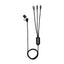 Four-Way Charging Cable, 3 Foot - Laser Engraving