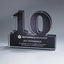 Freestanding Award for 10 Years of Service - Freestanding 10 Year Anniversary Award