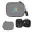 Fresh Goods Tech Travel Pouch in Recycled PET - Gray - Colorbrite