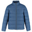 Geneva Recycled Packable Puffer Jacket for Men Embroidery - River Blue - Front